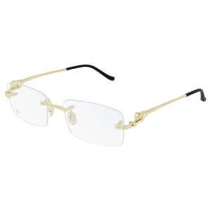 Cartier CT0281o-003 Eyeglasses Gold Metal